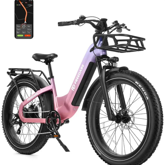 Fat Tire Electric Bike for Adults, 1000W 48V 20Ah All-Terrain e-Bike, 90 Miles UL Certified Mountain Bicycle, Smart e Dirt Bike