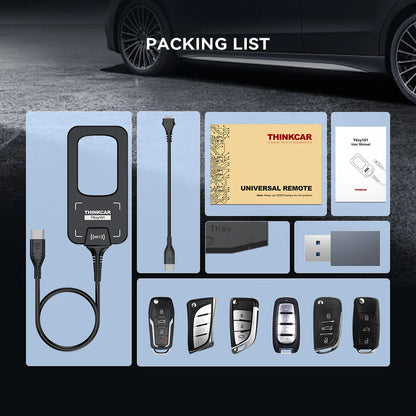 THINKCAR Tkey 101 Car Programming Tools With 6 Unit Remote Keys Support Key Chip Reading Remote Control Pairing For 689BT 892BT