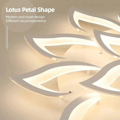 Postmodern Nordic Minimalist LED Ceiling Light Flower Shaped Acrylic Creative Bedroom Living Room Light Home Ceiling Light