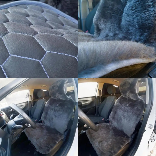 Genuine Sheepskin car seat Covers auto Accessories for Winter and Summer Merino Wool seat Covers fits Trucks sedans suvs minivan