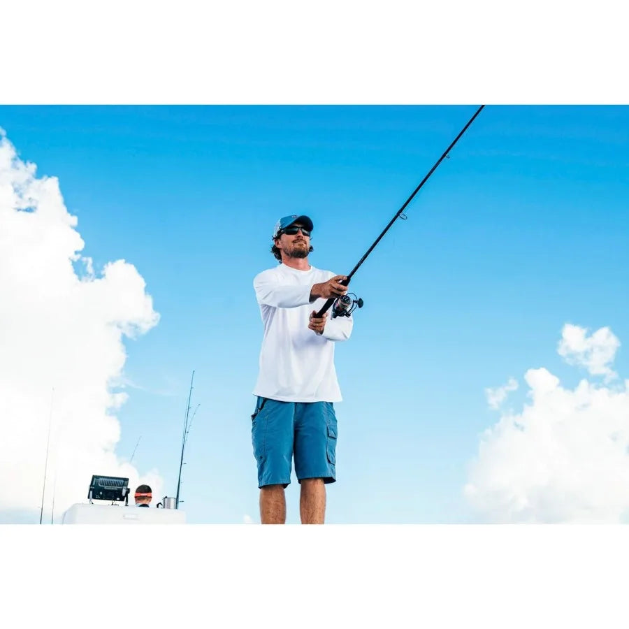 Fierce III Spinning Inshore Fishing Reel Size 2000 with Right or Left Handle Position and 5 Bearings for Smooth Operation in Sa