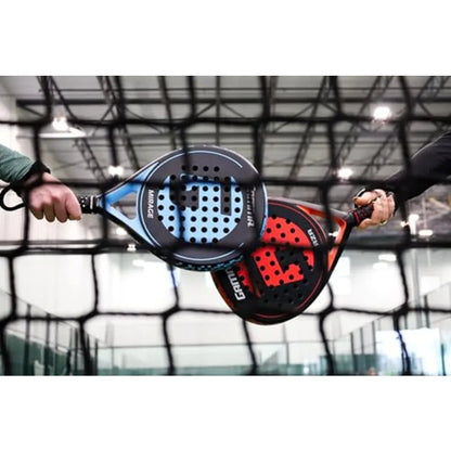 Padel Racket – Teardrop Shape for Power & Control, Microbead Texture for Precision & Spin, Lightweight, Durable Racquet for Begi