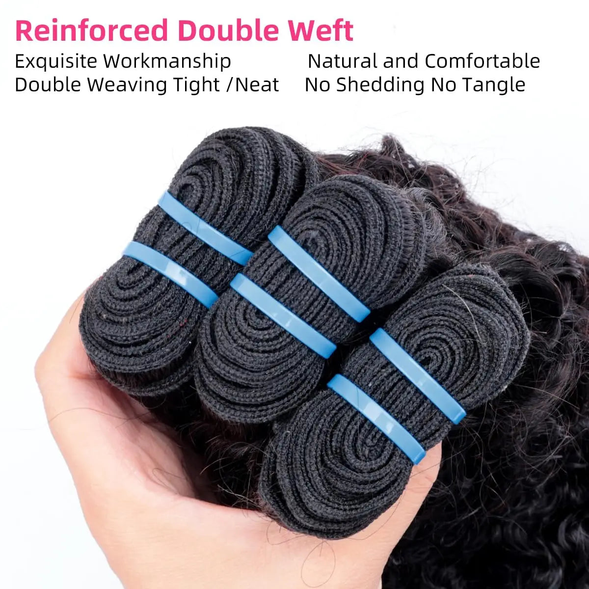 34 36 38 40 Inches Burmese Curly Human Hair Bundles Black Color Wavy Raw Virgin Hair Weave Extensions Human Hair 3/4 Bundles