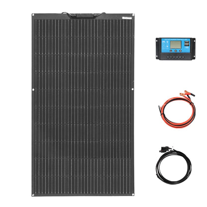 XINPUGUANG Flexible Solar Panel OR Monocrystalline Solar Battery Charger Kit Off- Grid System 1000W, 600W,400W,200W,100W