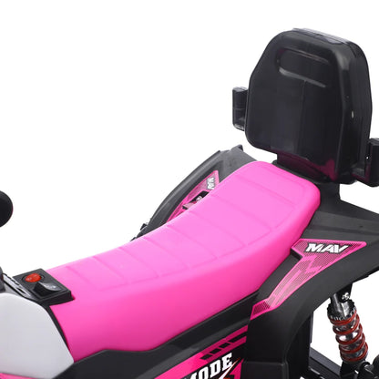 Ride On Toy Electric Car 12V Electric ATV Car for Kids 4 Wheeler Electric Toy Car with Bluetooth,light Leather Seater UTV ATV