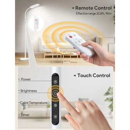 Light Lamp 10000 Lux, Sun Light Lamp UVFree with 5 Color Temperature amp 5 Brightness Levels amp Timer, Bright Light Floor lamp,