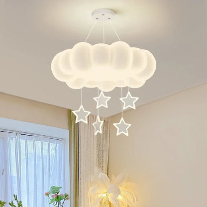 Modern Creative Circular Cloud Acrylic LED Ceiling Lamp Living Room Restaurant Bedroom Children Room Chandelier Home Decor Light