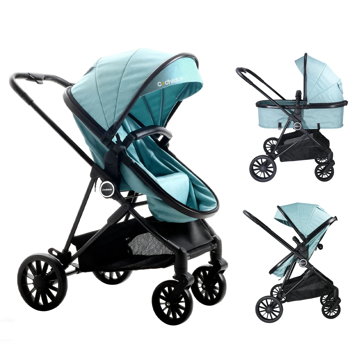 Foldable newborn stroller, Baby Stroller 2-in-1, outdoor camping vehicle, can be pushed in both directions, Festival gifts