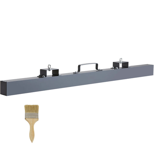 105lbs Hanging Magnetic Sweeper Pickup Tool, Nail Hang-Type Magnetic Forklift Sweeper, Industrial Grade Magnets Steel Material Hunting Accessories for Picking Up Bolts Nails Iron Chips Metals