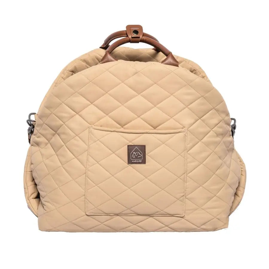 Mew Travel Pet Bed Soft Carrier for Small Dogs amp Cats, WaterResistant Quilted Shell, Adjustable Belts for Car Travel, AntiSlip