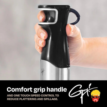 Immersion Blender 400W with DynamicShaft, One-Hand Speed Control for Soups, Sauces, Smoothies, Baby Food – Hand Blender & Electr