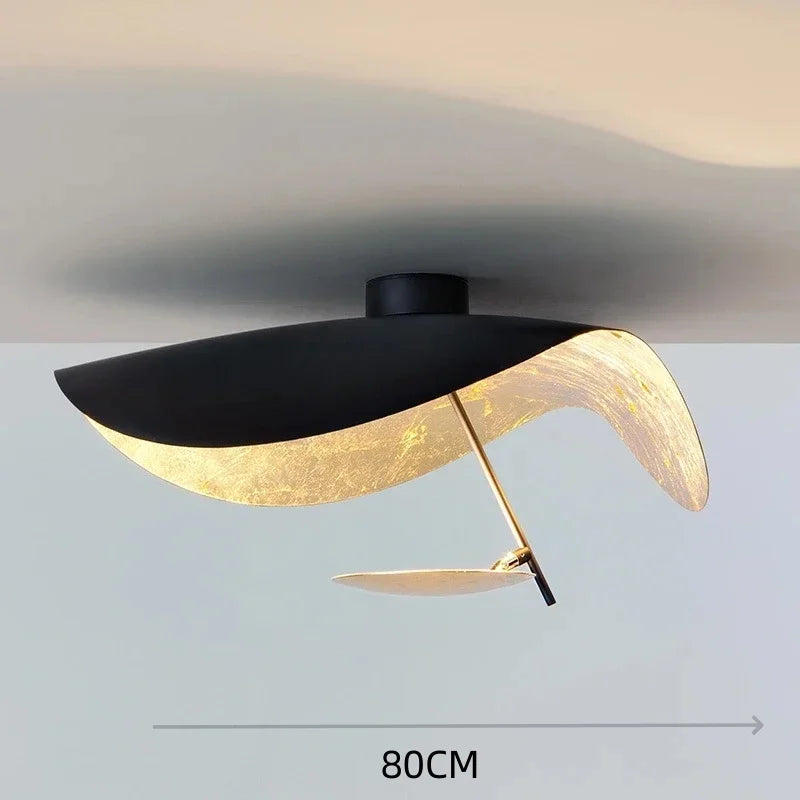 Creative flying hat LED ceiling lamp living room coffee shop hotel bedroom restaurant pendant chandelier indoor lighting decor