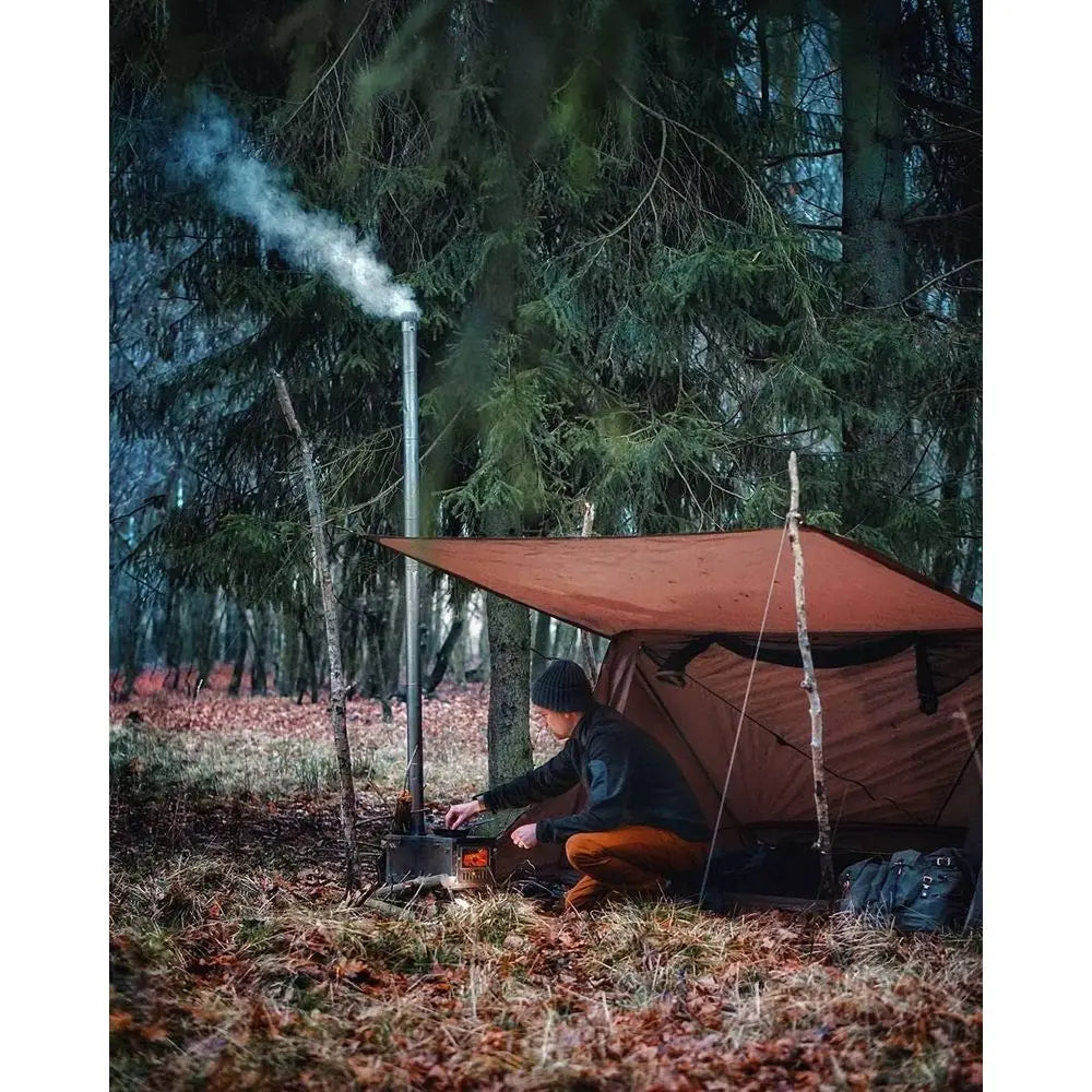 Ultralight Bushcraft Shelter 2.0: Lightweight Camping Tent with Porch for Hiking, Backpacking, and Outdoor Adventures