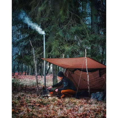 Ultralight Bushcraft Shelter 2.0: Lightweight Camping Tent with Porch for Hiking, Backpacking, and Outdoor Adventures