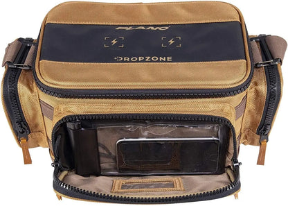 Guide Series Tackle Bag | Premium Tackle Storage with No Slip Base and Included stows, Khaki with Brown and Black Trim