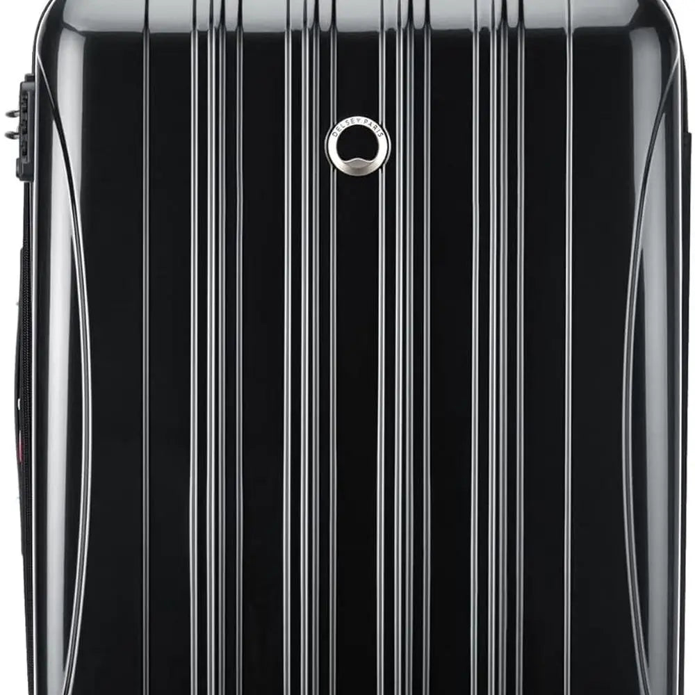 Expandable Hardside Spinner Luggage, Black, Medium 24 Inch