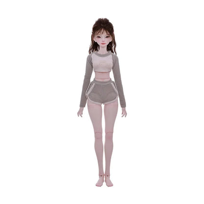 Xana BJD Doll 1/4 Barly Fitness Sport Blyth Doll Joint Body BJD Toy DIY Anime Fashion Doll Eyes Girl Dress Up Birthday Gift