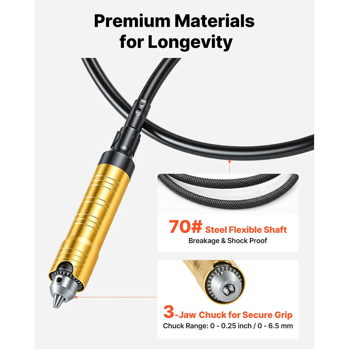 Flex Shaft Grinder, 1200W 30000RPM Electric Flex Shaft Rotary Tool, Foot-Pedal Control Hanging Carver Grinder with 112PCS Accessory Kit for Sanding Buffing Polishing Cutting