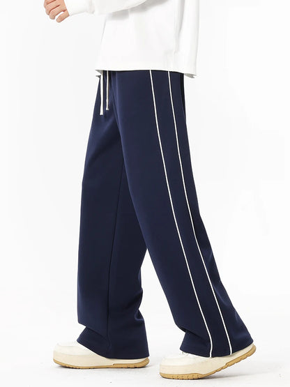 2025 Autumn Men Sweatpants Baggy Joggers Cotton Korean Sports Pants  Neutral Loose Outdoor Jogger Fitness Trouser