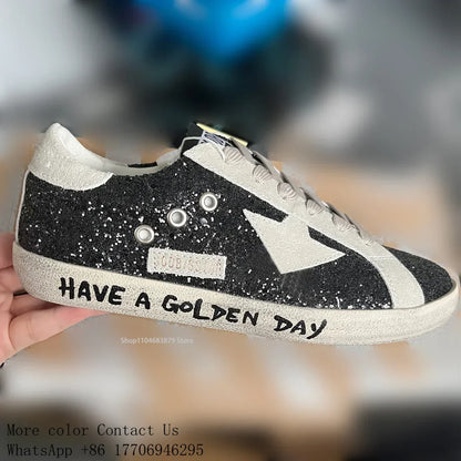 Women's Skateboarding Shoes Old Dirty Star Shoes Classic Versatile Vintage Men's Sneakers Designer Shoes