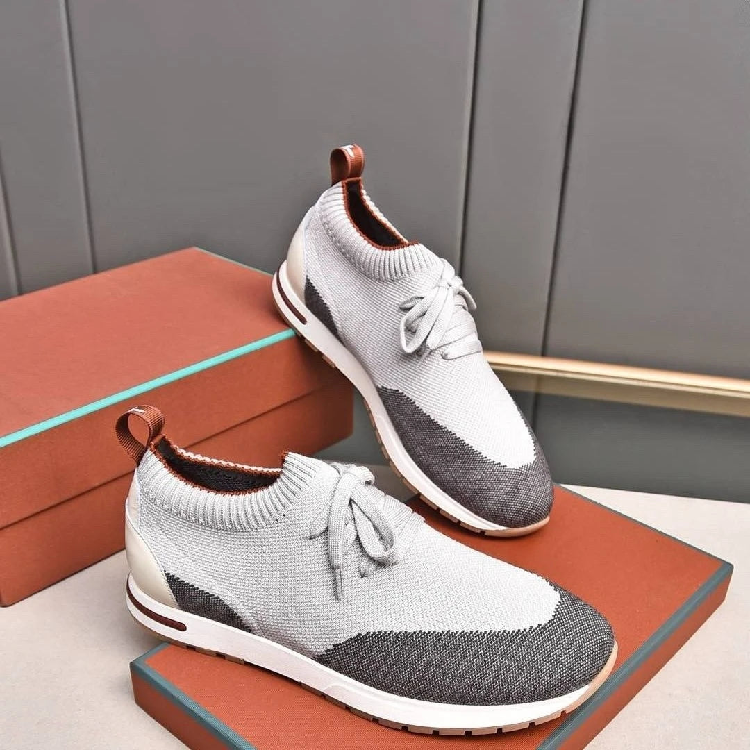 2025 Summer Men Sneakers  Stitched Upper Breathable Lightweight Slip On Casual Shoes for Sports Comfort
