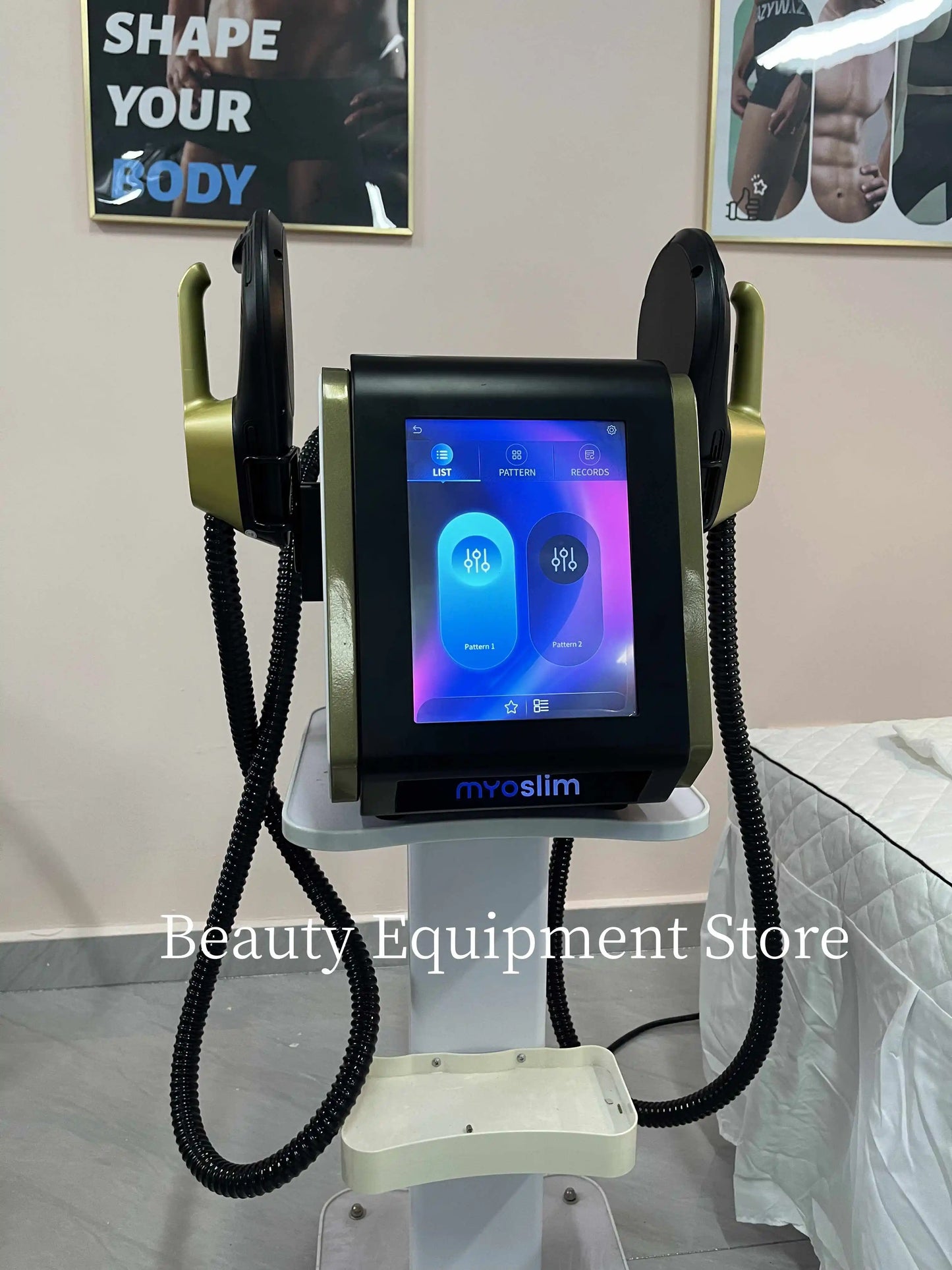 EMS MYOslim EMS Body Slimming Machine Body Scultping Shaping Muscle Machine Electromagnetic Weight Loss Beauty Salon