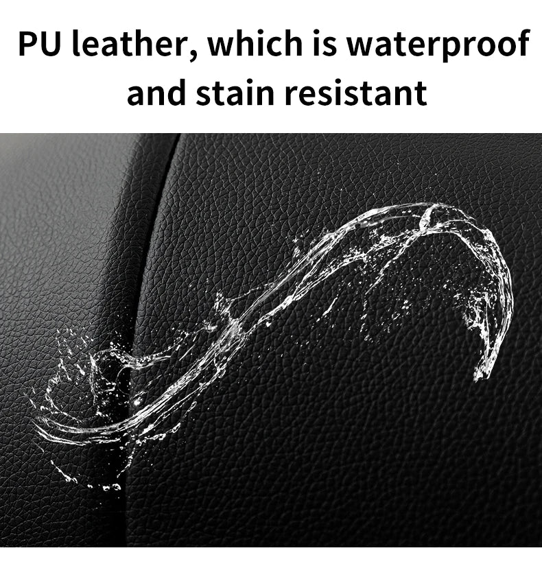 PU Leather Baby Stroller 2 in 1 Newborns Travel System Carriage Luxury Compact Baby Cars Pram without Car Seat Watertight Buggy
