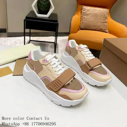 Vintage Suede Casual Shoes Sneaker Leather Flat Trainers Golden Sliver Mesh Shoes Outdoor Runner Trainers Men Sport Shoes