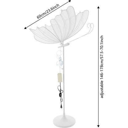 2-Pack Butterfly Wedding Aisle Lights Romantic Butterfly Decoration Lights, Adjustable Height,Dual Mounting for Indoor Weddings