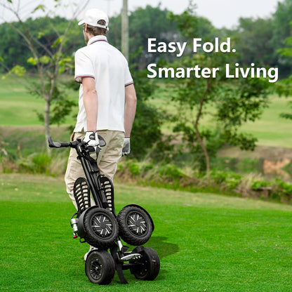 ESWING American Warehouse Push Golf Cart 1600W electric golf push trolley 4 wheel Electric Golf Cart