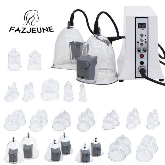 New Vacuum Massage Body Shaping Machine Breast Enlargement Tool Butt Lifting Pump Cup Face Lifting Cupping Therapy Beauty Device