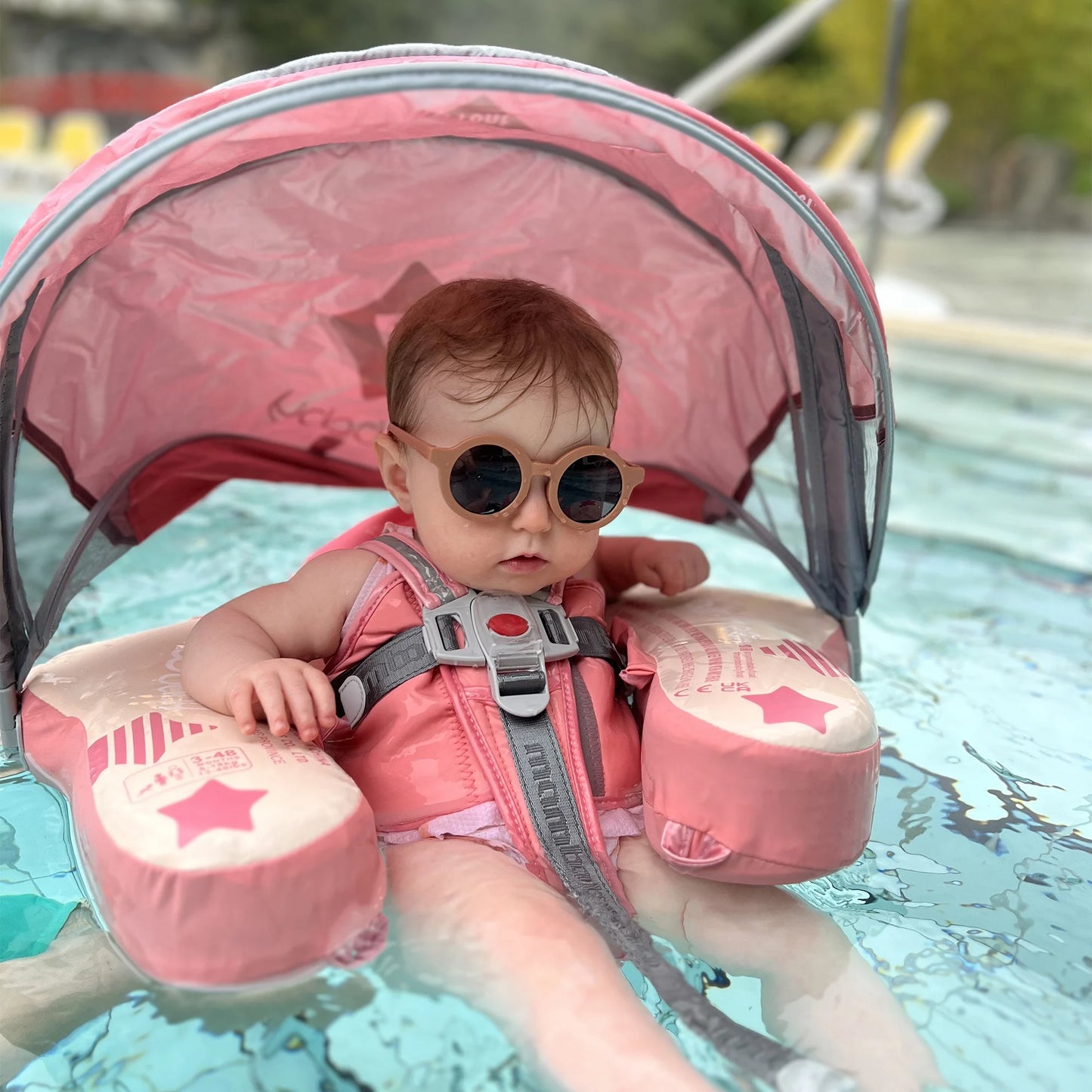Mambobaby Add Tail Newest No.07 Airplane Baby Float with Sun Canopy
