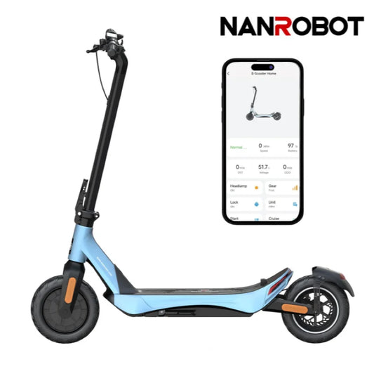 C1 2.0 Electric Scooter for Adults – 500W Brushless Motor, 48V 10.4Ah 18650 Lithium Battery, 28 Miles Long Range, 24.8 MPH Top Speed, 10" Self-Healing Tubeless Tires, Aviation-Grade Magnesium Alloy Frame with Shock Absorpti