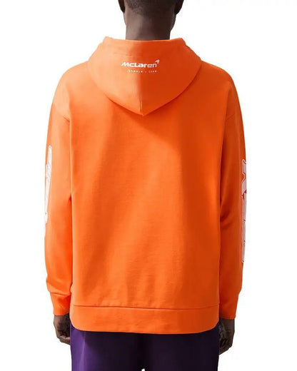 REISS | McLaren Oversized Fit Racing Printed Hoodie