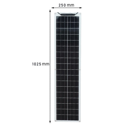 100W Flexible Solar Panel Monocrystalline Silicon 50W 100 Watt Solar Panels For Boat Car Motorhome Yacht 12v/24V Battery Charge
