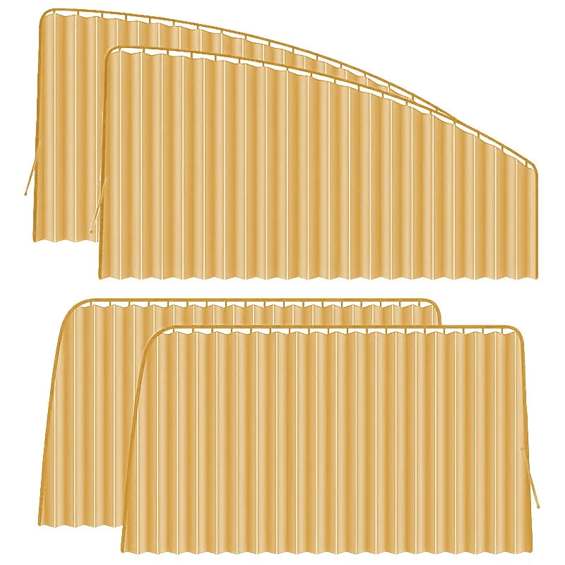 4pcs Car Sunshade Automobile Window Privacy Magnetic Sunshade Sun Protection Heat Insulation Side Sunshade Car Safety Accessor