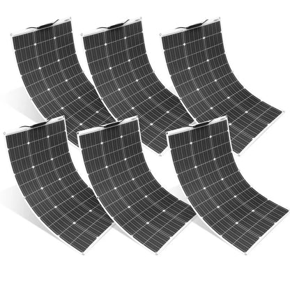 Flexible Solar Panel 100W/200W 18V Eco-Friendly Monocrystalline Solar Panel