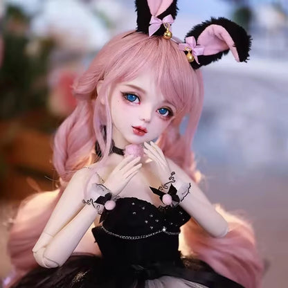 Fair Skin BJD Girl Doll / TPE Soft Body with Metal Skeleton / Articulated Limbs DIY Figure Model (Fantasy Series)