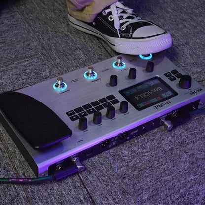 M-VAVE MK-300 Guitar Multi-Effects Processor with 3.5 Inch Screen, 150s Looper, 128 Amps Battery for Electric Guitar and Bass