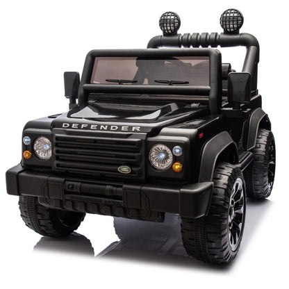 Licensed 2015 Land Rover Defender 90,24V Kids Ride On XXL Car W/Parents Control,2wd,Four-wheel suspension,Bluetooth,MP3,Music