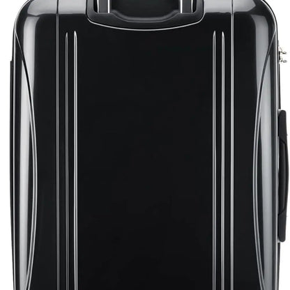 Expandable Hardside Spinner Luggage, Black, Medium 24 Inch