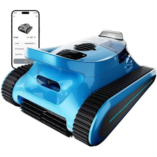 CordlRobotic Pool Cleaner -Pool Vacuum 180W BrushlMotor, 45,000Pa Suction, Wall Clim, Sonar Navigation, 3 es Automatic Pool Robo