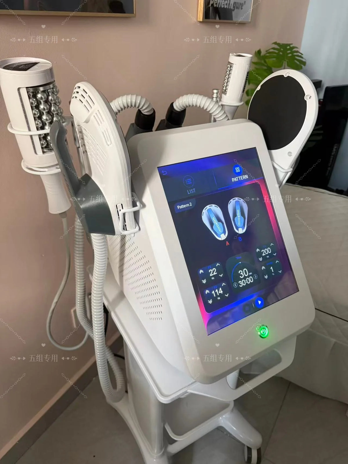 MYOSLIM And EMS Nova Hi-EMT RF Roller 2-in-1 Muscle Gainer Slimming Fitness Machine Health And Beauty Equipment For Salon