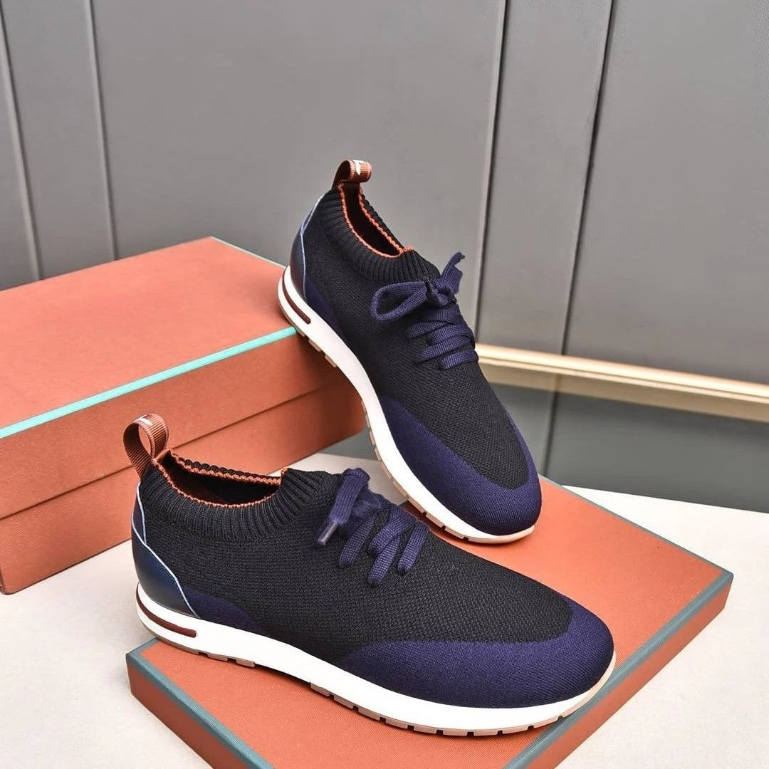 2025 Summer Men Sneakers  Stitched Upper Breathable Lightweight Slip On Casual Shoes for Sports Comfort