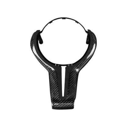 Pangolin Suede Carbon Fiber Steering Wheel Trim Replace Fit For BMW M2 M3 M4 M5 M6 X5M Car Interior Parts