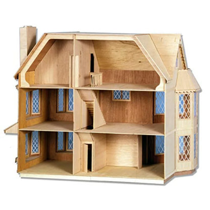 Harrison Dollhouse Kit - 1 Inch Scale, 38" W x 25" D x 31" H