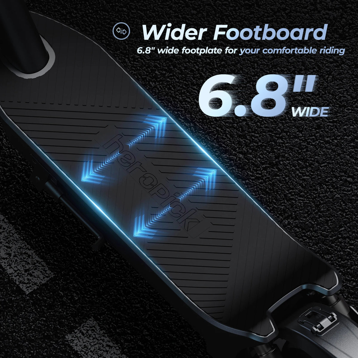 10'' Foldable Electric Scooter for Adults 36V 500W Powerful Motor 36 Miles Range Dual Braking System 20mph Max Speed APP Control