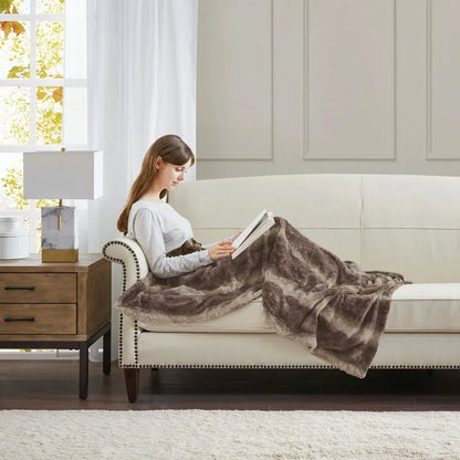 1PC 66x90 Faux Fur Blanket