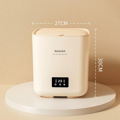Fully Automatic Small Portable Washing Machine Time-saving Labor-saving Deep Cleaning Stable Operation Washer Home Appliances