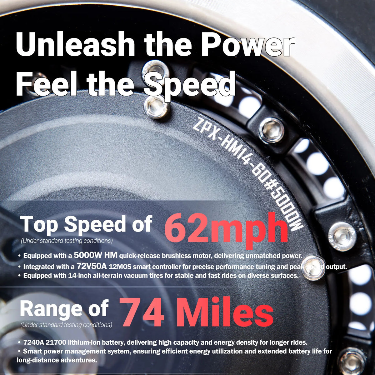 Hot Sale 14 Inch Off Road Tyres Electric Scooter 72V 10000W High Power Double Drive Electric Scooter 2-Wheel Folding Design Adults Long Distance Off- Raod Electric Scooters